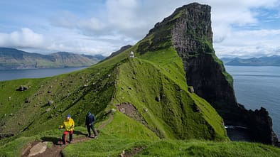 Kallur-Leuchtturm auf den Färöer Inseln