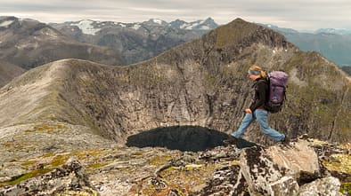 Der Romsdalstien-Trek in Fjord Norwegen