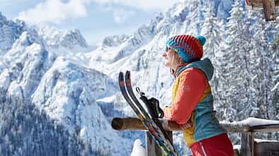 Österreich Ski fahren Skitour Schnee Winter Tirol Osttirol Lienzer Dolomiten Hütte