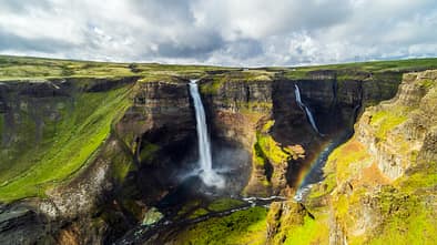 Wasserfall Háifoss auf Island