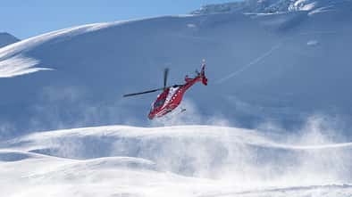 Bergrettungshelikopter in der Schweiz