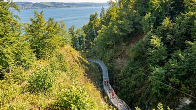Marienschlucht Bodensee Wiedereröffnung Baden-Württemberg Deutschland wandern Urlaub Wanderung