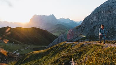 Auf dem Dolomiten Höhenweg Nr. 9 in Südtirol