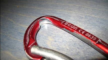 KL Karabiner mit Abnutzungserscheinungen KL Karabiner mit Abnutzungserscheinungen