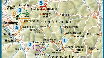 OD 0815 Bierwandern Oberfranken Map OD 0815 Bierwandern Oberfranken Map