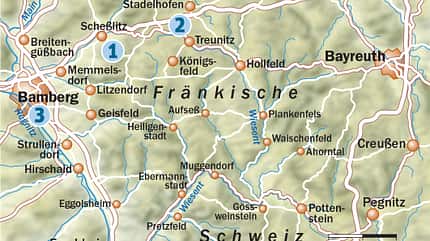 OD 0717 Bierwandern Fränkische Schweiz Map Karte OD 0717 Bierwandern Fränkische Schweiz Map Karte