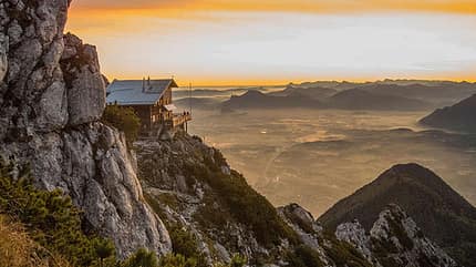 OD Reichenhaller Haus Staufenhaus Hochstaufen Berchtesgadener-Land Bayern Berghütte OD Reichenhaller Haus Staufenhaus Hochstaufen Berchtesgadener-Land Bayern Berghütte