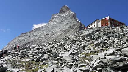 OD 2019 Matterhorn Schweiz Hörnlihütte Berghütte OD 2019 Matterhorn Schweiz Hörnlihütte Berghütte