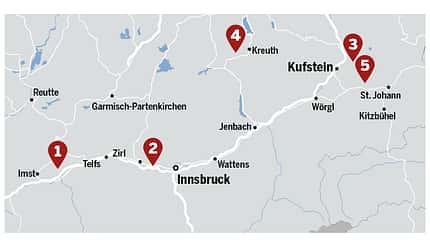 KL Plaisir in Tirol Kalk MSL Karte