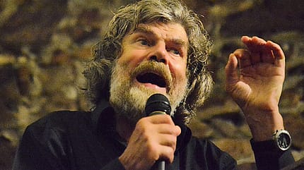 KL Reinhold Messner beim Vortrag KL Reinhold Messner beim Vortrag