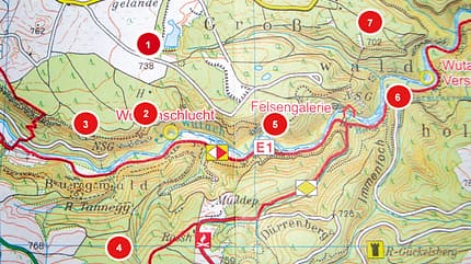 Topographische Karte Topographische Karte