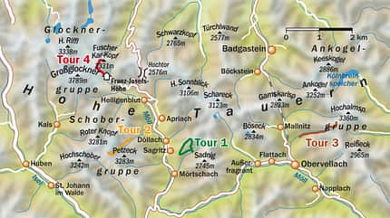 Hohe Tauern Karte