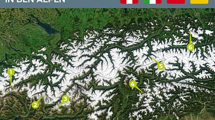 KL Überblick Alpenboulderspots KL Überblick Alpenboulderspots