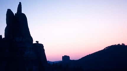 KL Silhouette Brosinnadel Elbsandstein KL Silhouette Brosinnadel Elbsandstein