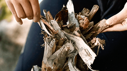 Basislager: Bushcraft - Fackel bauen Basislager: Bushcraft - Fackel bauen