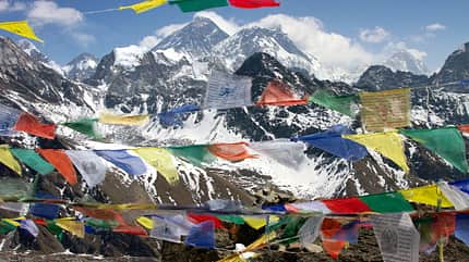 Goyko Ri mit Blick auf den Mount Everest Goyko Ri mit Blick auf den Mount Everest