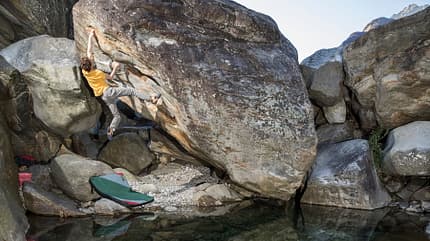 Bouldern in Brione, Tessin Bouldern in Brione, Tessin