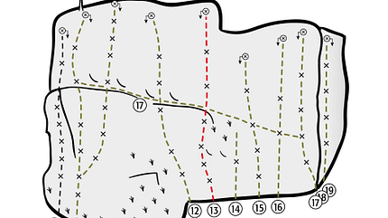 Topo Rupertuswand rechts Klettern im Frankenjura Topo Rupertuswand rechts Klettern im Frankenjura
