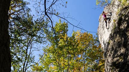 Klettern im Frankenjura Klettern im Frankenjura