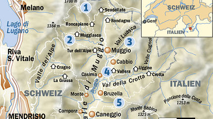 Tessin - Valle di Muggio Tessin - Valle di Muggio