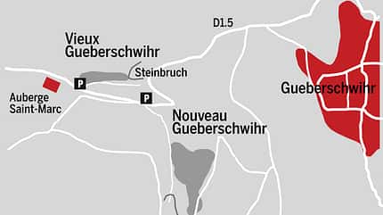 Bouldern im Elsass: Gueberschwihr Bouldern im Elsass: Gueberschwihr