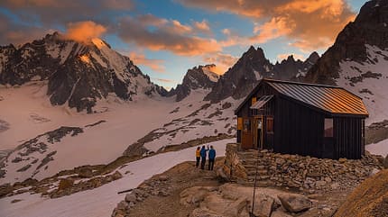 Klettern Aiguilles Dorées Mont Blanc Klettern Aiguilles Dorées Mont Blanc