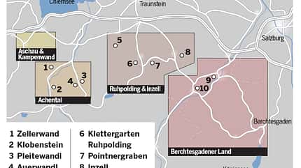 Klettern im Südosten Bayerns: die besten Klettergebiete
Klettern im Südosten Bayerns: die besten Klettergebiete