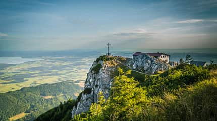 Steig,Etappe 3 4,Panorama,Hochfelln,Favorit SalzAlpenSteig Weitwanderung