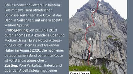 Huberbuam Route Siete Venas Wandfoto & Beschreibung Huberbuam Route Siete Venas Wandfoto & Beschreibung