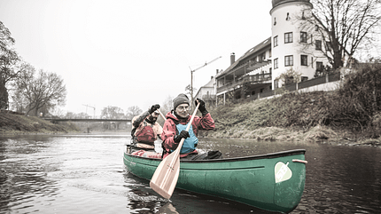 Donau - Kanu fahren Donau - Kanu fahren
