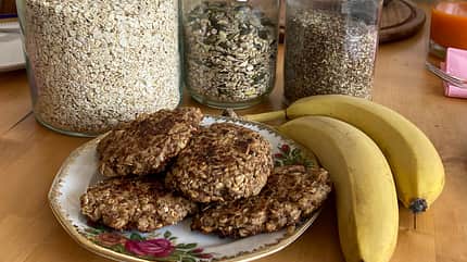 Rezept Banana-Pancakes - gesundes Frühstück fürs Klettern