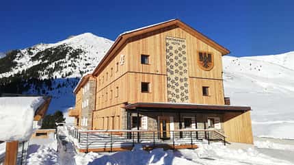 Außenansicht Dortmunder Hütte Außenansicht Dortmunder Hütte