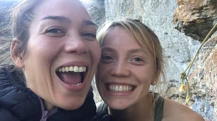 Solveig Korherr klettert La Cabane du Canada 9a in Rawyl Solveig Korherr klettert La Cabane du Canada 9a in Rawyl