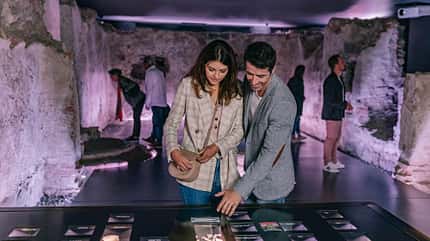 Schauraum unterirdische Erasmuskapelle, Museum, Kempten, Allg‰u Online-Special Bayern: Kempten