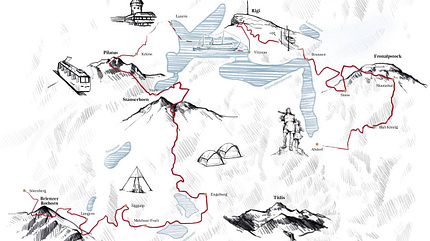 Tell-Trail in der Schweiz Tell-Trail in der Schweiz