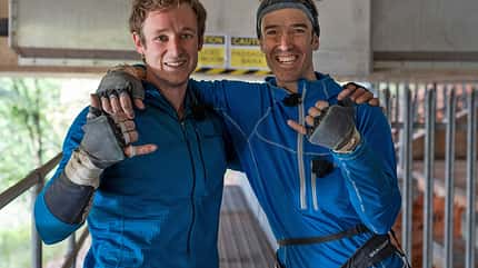 Tom Randall & Pete Whittaker Brits climb Bridges Tom Randall & Pete Whittaker Brits climb Bridges