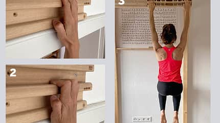 Haltung am Fingerboard Klettertraining Haltung am Fingerboard Klettertraining