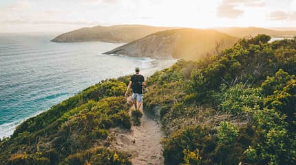 Der Bald Head Wanderweg in Albany, Westaustralien Der Bald Head Wanderweg in Albany, Westaustralien