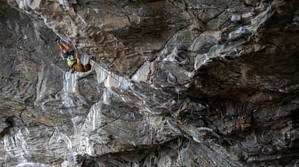 Seb Bouin probiert Silence in Flatanger Seb Bouin probiert Silence in Flatanger