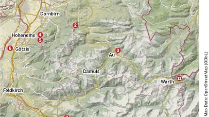 Klettergebiete Vorarlberg Klettergebiete Vorarlberg