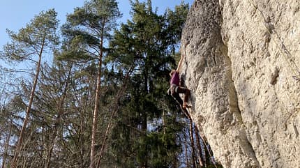 Klettern im Frankenjura Klettern im Frankenjura