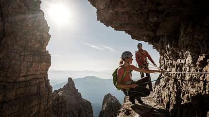 Klettersteig Bocchette im Trentino - Italien Klettersteig Bocchette im Trentino - Italien