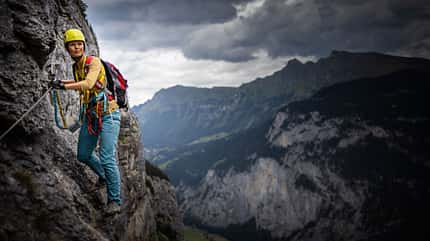 Klettersteig in den Alpen Klettersteig in den Alpen