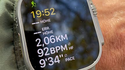 Apple Watch Ultra im outdoor-Test