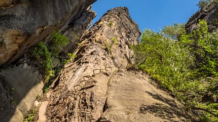 Wanderwege und Klettersteige in Deutschland: Häntzschelstiege - Elbsandstein Wanderwege und Klettersteige in Deutschland: Häntzschelstiege - Elbsandstein