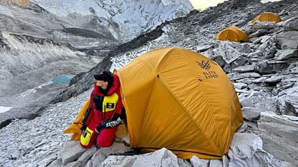 Ruhetag im Ama-Dablam-Basecamp