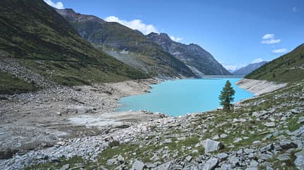 Stausee Mattmark Stausee Mattmark