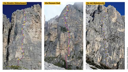 MSL Alpinklettern in der Rosengartengruppe der Dolomiten MSL Alpinklettern in der Rosengartengruppe der Dolomiten