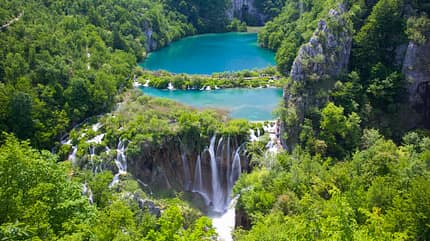 Kaluderovac Lake and falls, Plitvice NP, Croatia Kroatien Plitvicer Seen Wasserfall Nationalpark Kaluderovac Lake and falls, Plitvice NP, Croatia Kroatien Plitvicer Seen Wasserfall Nationalpark