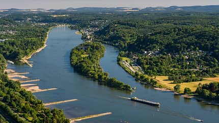Rhein Fluss Landzungen Deutschland Bad Honnef Rhein Fluss Landzungen Deutschland Bad Honnef